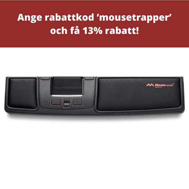 Huvudbild Mousetrapper Advance 2.0 Svart / korall