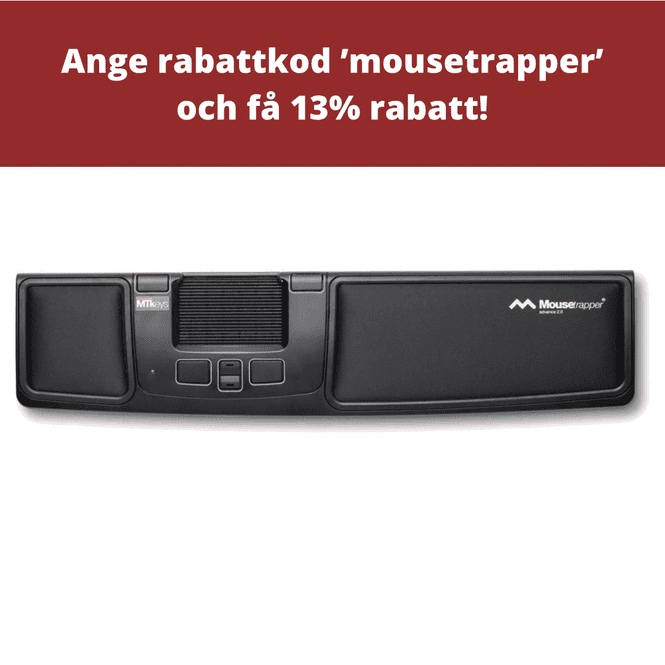Huvudbild Mousetrapper Advance 2.0 Svart / vit