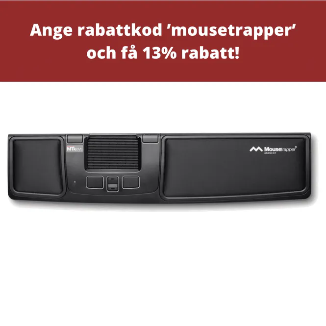 Huvudbild Mousetrapper Advance 2.0 Svart / vit