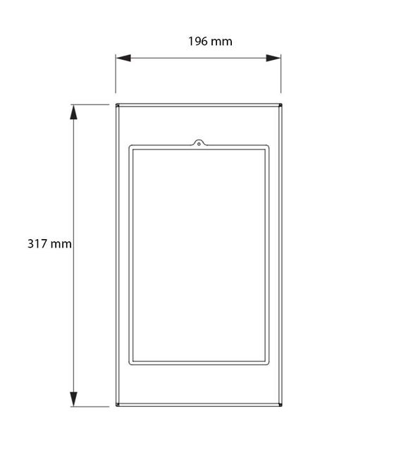 Huvudbild LÅSBAR VÄGGRAM FÖR APPLE IPAD 10,2