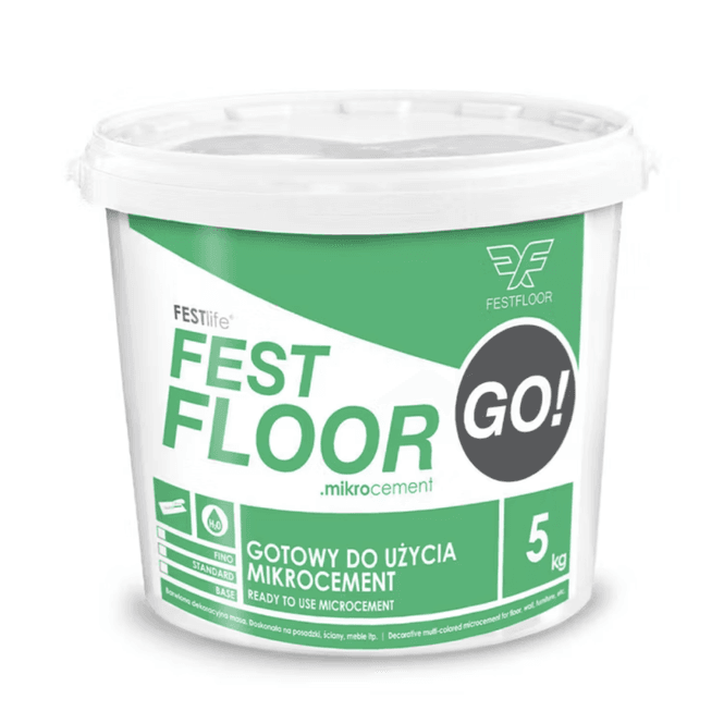 Huvudbild Microcement, Fest Floor GO!